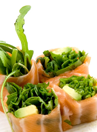 Saumon Rolls : 6 pièces